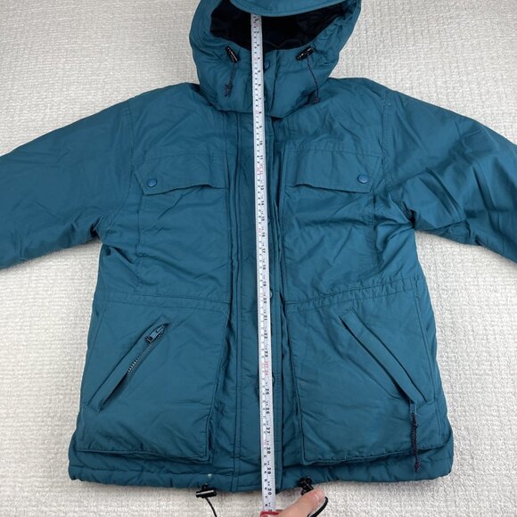 Vintage Retro REI Blue Goose Down Quilted Mountain Parka Jacket Hooded (*Read*) - Picture 15 of 16